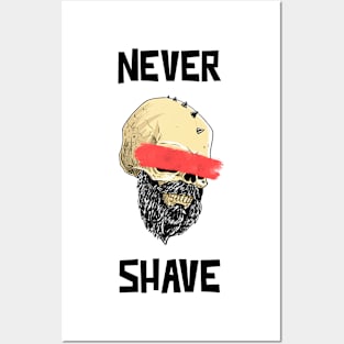 Never Shave Posters and Art